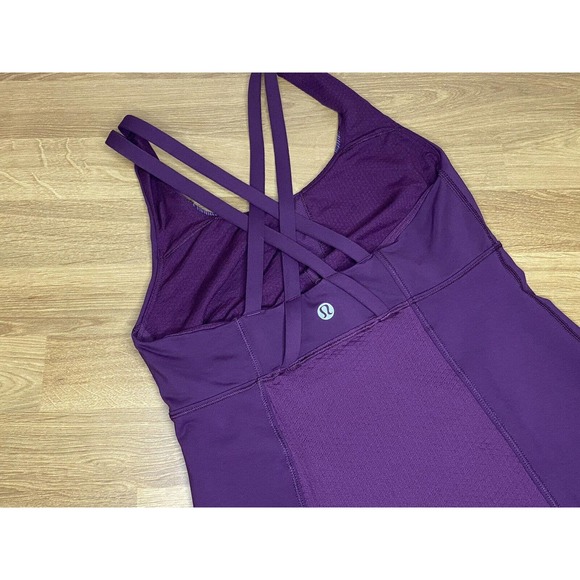 LULULEMON ENERGY top Size XS/S tank Wee Are From Space September Plum - Picture 6 of 11